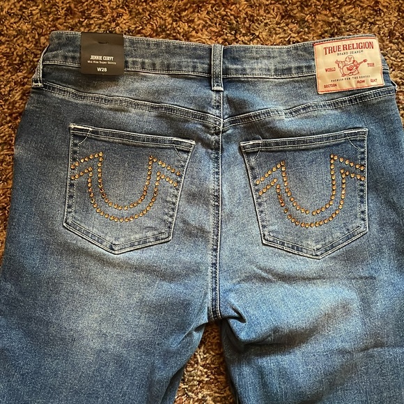 True Religion Jennie Curvy Midrise Skinny size 28 NWT - Picture 4 of 6
